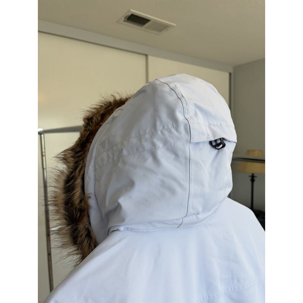 NWT Lands' End Women's 3X Expedition Faux Fur Hooded Down Parka Coat - Picture 10 of 16